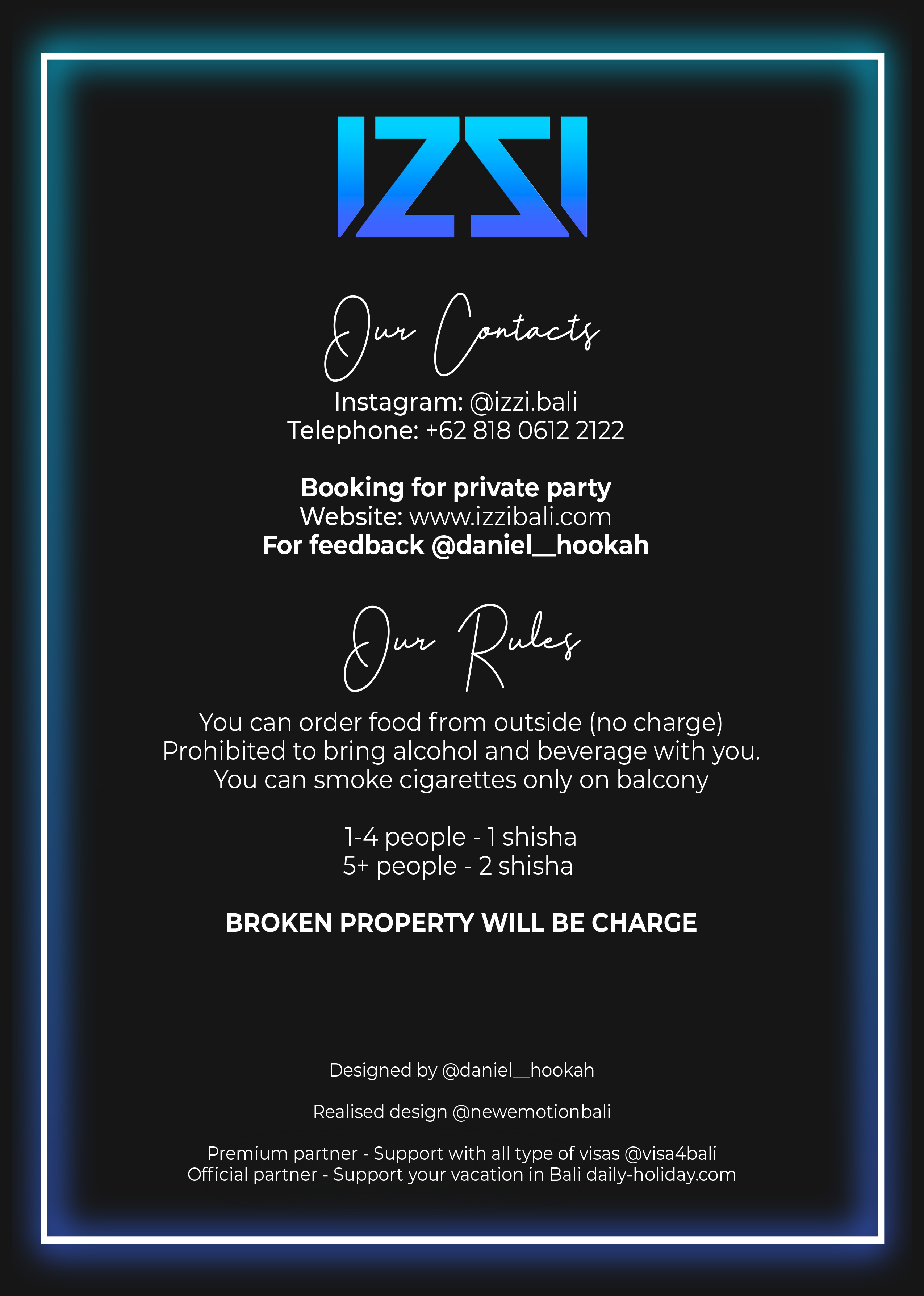 IZZI BALI HOOKAH LOUNGE